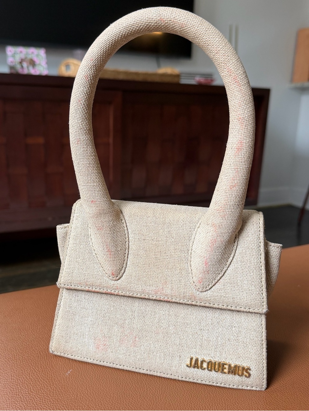 Jacquemus Chiquito in Light Greige